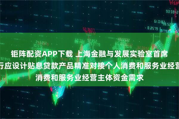 钜阵配资APP下载 上海金融与发展实验室首席专家曾刚：银行应设计贴息贷款产品精准对接个人消费和服务业经营主体资金需求
